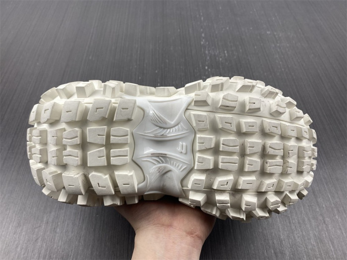blcg defender rubber platform sneakers white