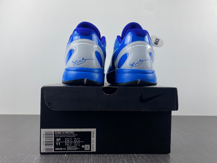 kobe 6 protro playoff pack white del sol - cw2190-111