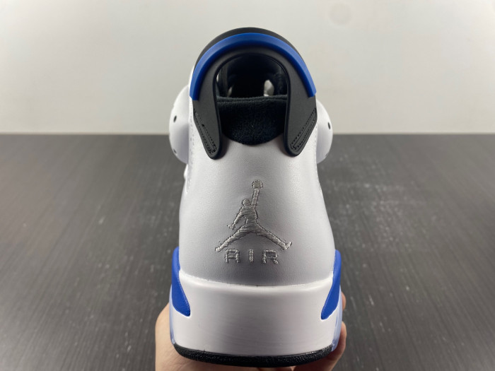 jordan 6 retro sport blue (2014) - 384664-107