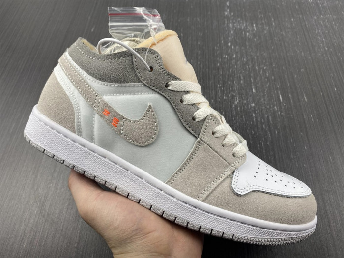 jordan 1 low inside out white phantom - dn1635-100