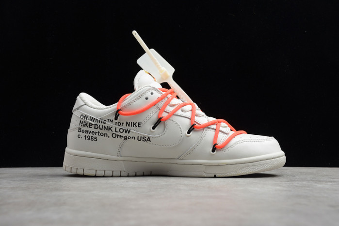 nike dunk low ofw white ct0856- 900