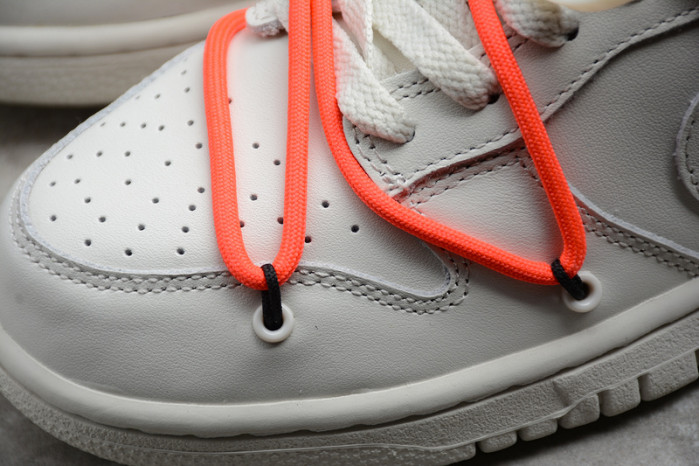 nike dunk low ofw white ct0856- 900