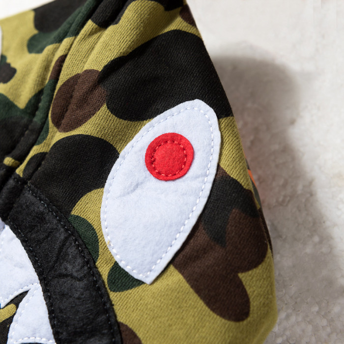 bape abc shark full zip hoodie