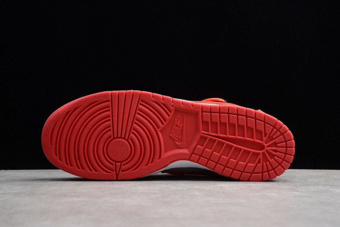 nike dunk low ofw university red ct0856-600