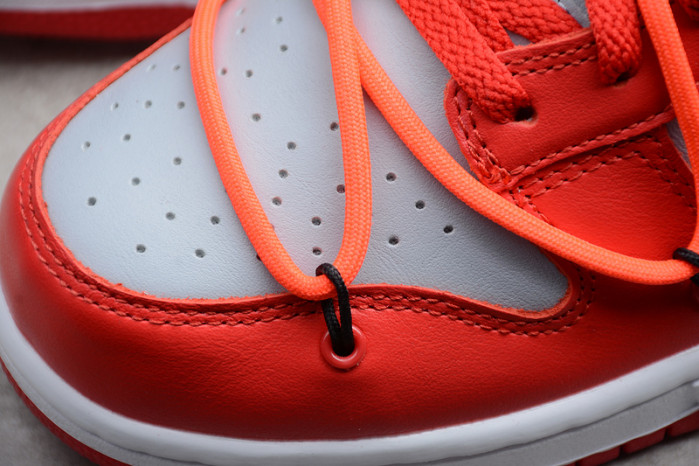 nike dunk low ofw university red ct0856-600