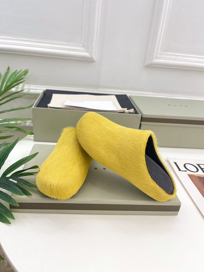 marni fussbett sabot loafers 231379m22