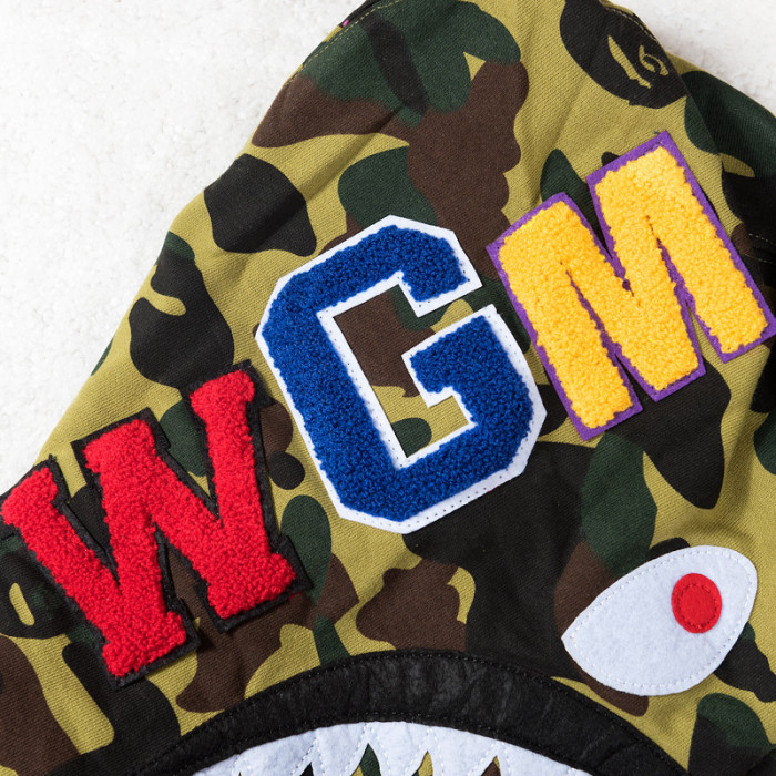 bape abc shark full zip hoodie