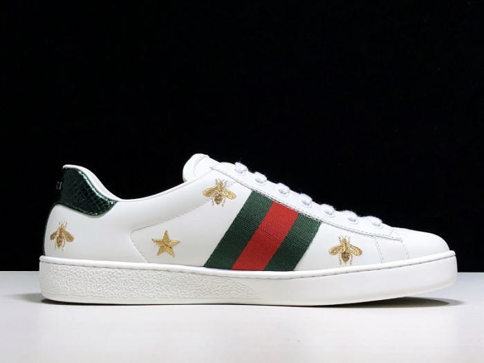 gucc ace embroidered low-top sneaker
