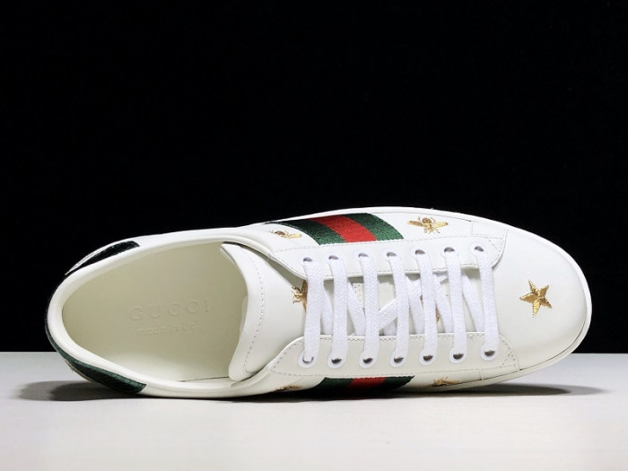 gucc ace embroidered low-top sneaker
