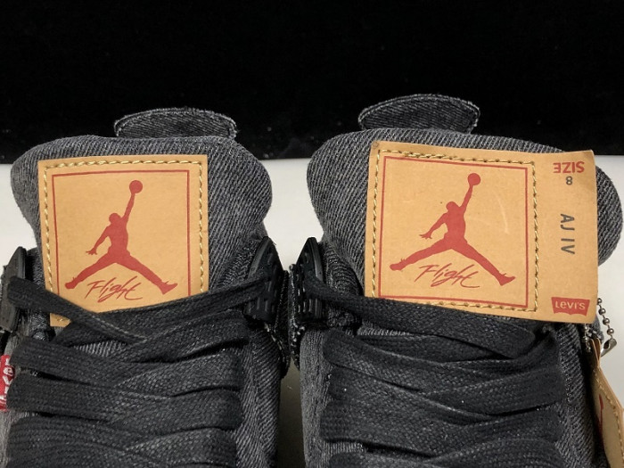 air jordan 4 retro L*v*s nrg L*v*s - black denim ao2571-001