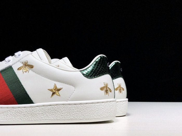 gucc ace embroidered low-top sneaker