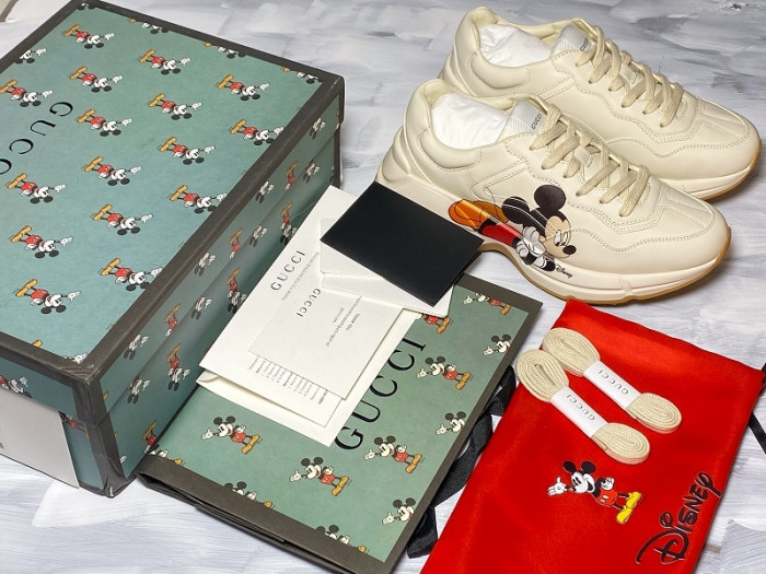 disney & gucc trainer sneaker 602049 drw00 9522