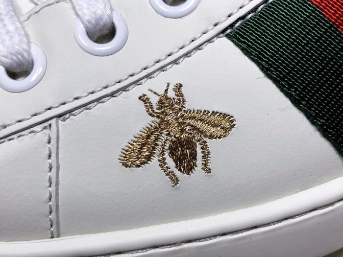 gucc ace embroidered low-top sneaker