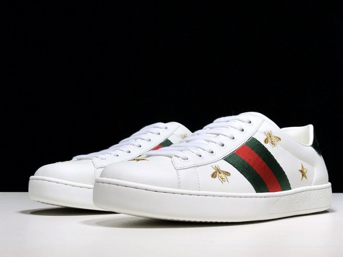 gucc ace embroidered low-top sneaker