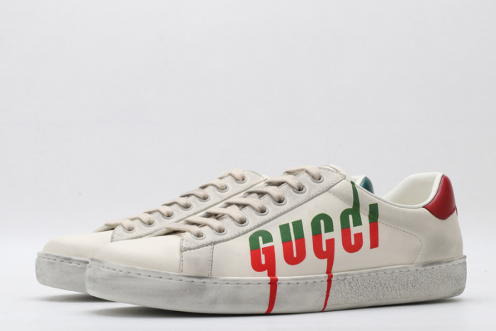 gucc ace embroidered low-top sneaker 576137 a38v0 9090