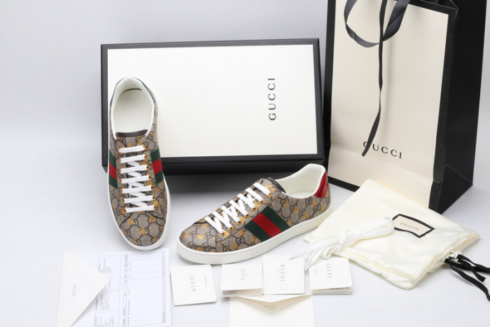 gucc ace embroidered low-top sneaker 548950 9n020 8465