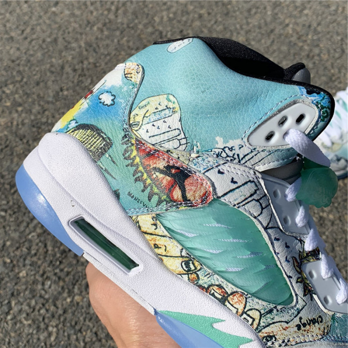 air jordan 5 retro wings (gs) av3663-900