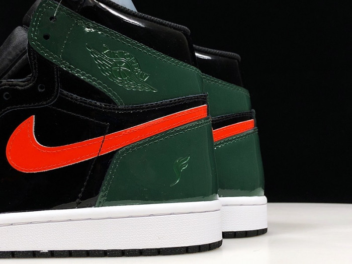 jordan 1 retro high solefly art basel black - av3905-038