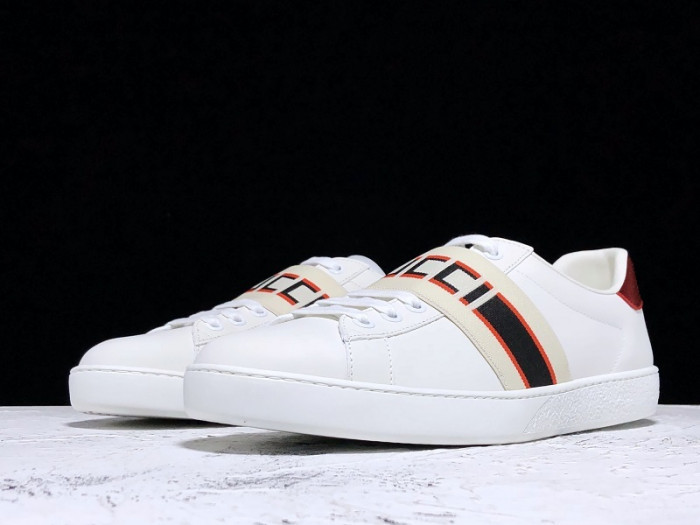 gucc ace embroidered low-top sneaker