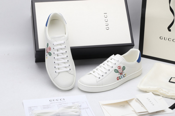 gucc ace embroidered low-top sneaker 603696 ay070 9096