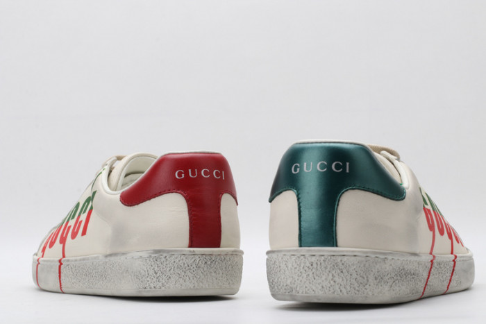 gucc ace embroidered low-top sneaker 576137 a38v0 9090