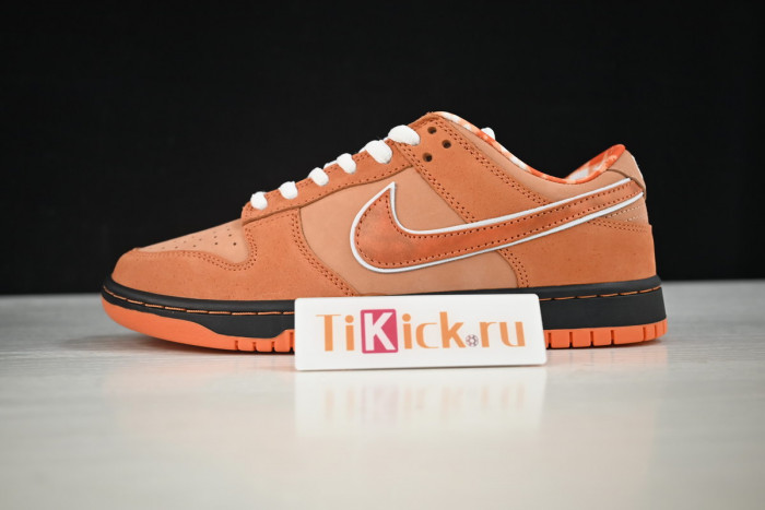 concepts x nike sb dunk low "orange lobster" fd8776-800