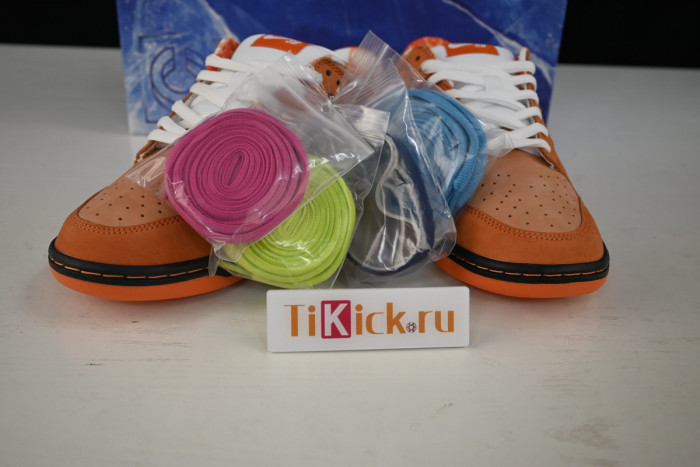 concepts x nike sb dunk low "orange lobster" fd8776-800