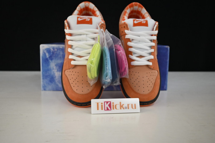 concepts x nike sb dunk low "orange lobster" fd8776-800