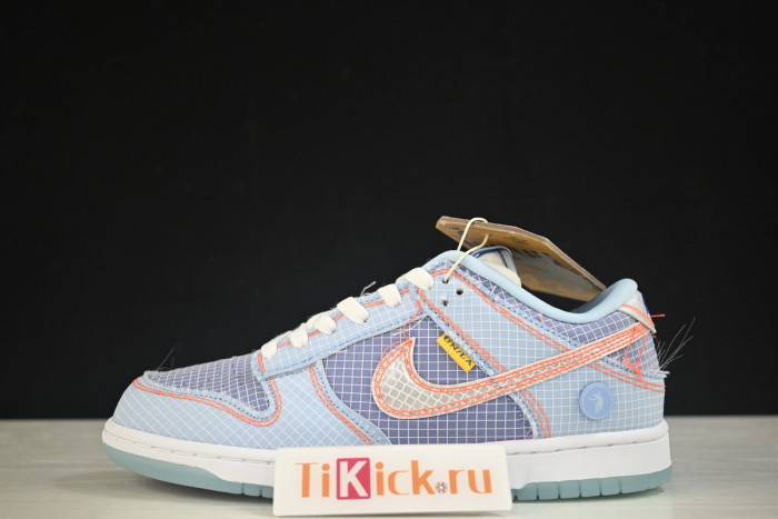 union x nike dunk low blue dj9649-400