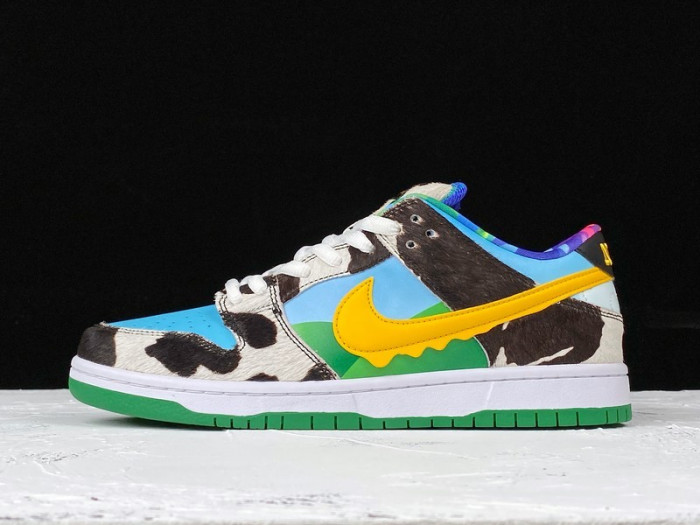 kids nike sb dunk low ben & jerry''s chunky dunky cu3244-100