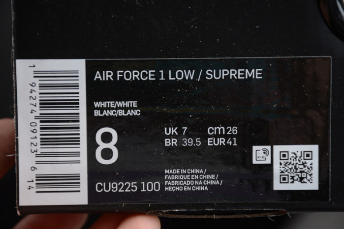 nike air force 1 low S*p*e white - cu9225-100