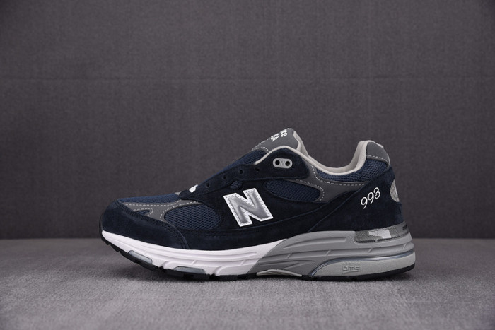 new balance 993 kith navy - mr993nv