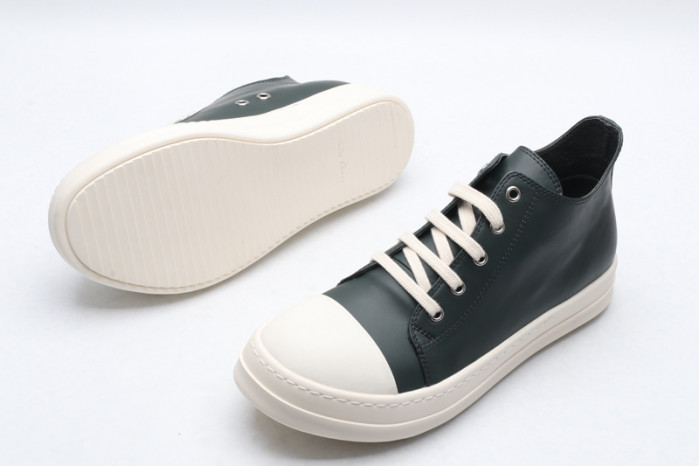 rick 0wens sneakers dark green
