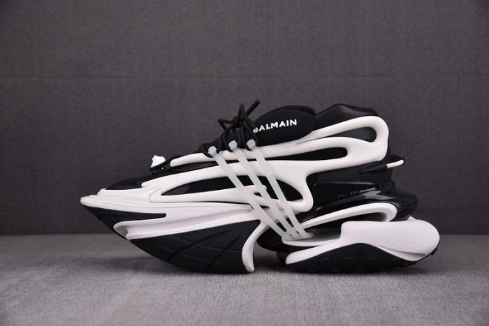 balmain unicorn layered sneakers bl56362699