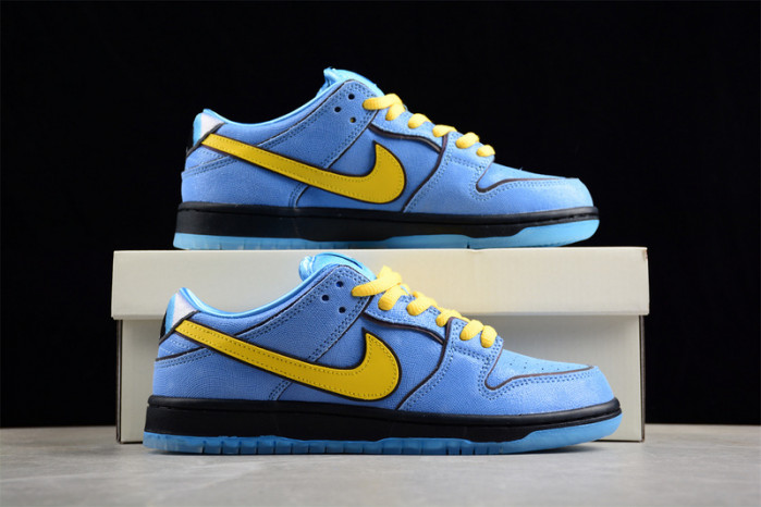 the powerpuff girls x nike dunk low pro sb qs 
