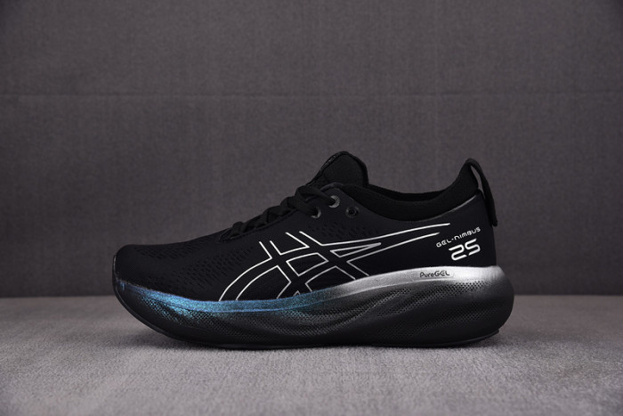 As*ic*s gel nimbus 25 platinum ''black pure silver'' 1011b616-001