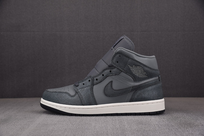 Air Jordan 1 Mid ''Distressed Smoke Grey'' FJ3448-001