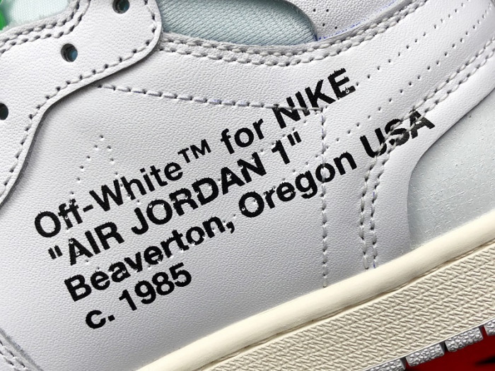 air jordan 1 retro high ofw white aq0818-100