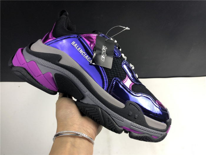 blcg sneaker triple.s.gomma bright purplish red 524039 w2fw1 1976