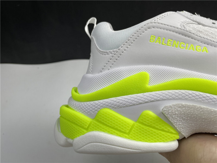 blcg sneaker triple.s.gomma silver white 536737 w0901 9088