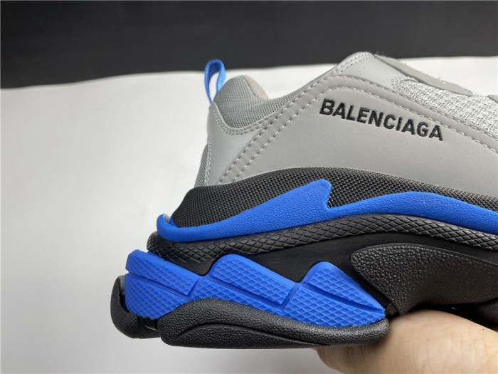 blcg sneaker triple.s.gomma grey blue 536737 w06n1 9018