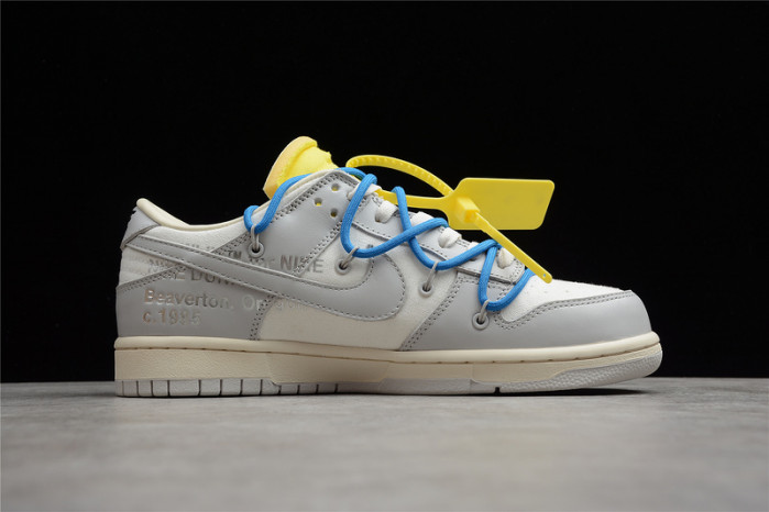 nike dunk low off-white lot 10 - dm1602-112