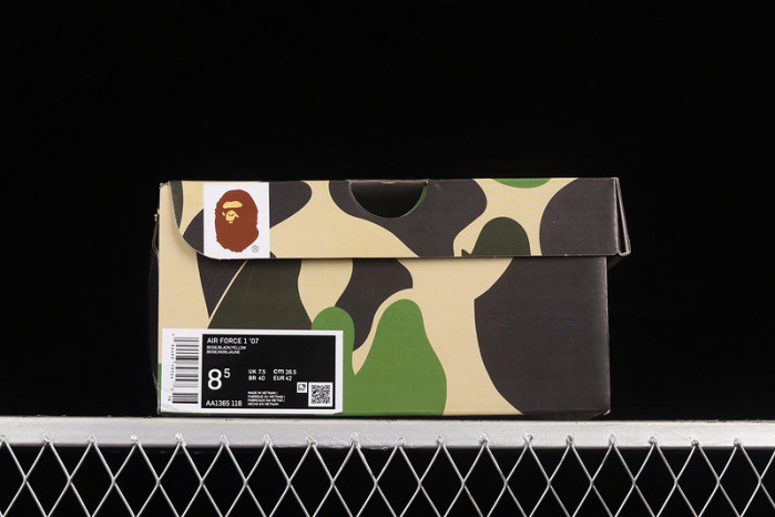 bape x nike air force 1