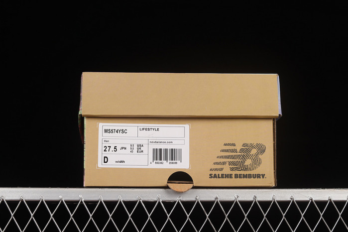 new balance 574 salehe bembury yurt shark skin ms574ysc