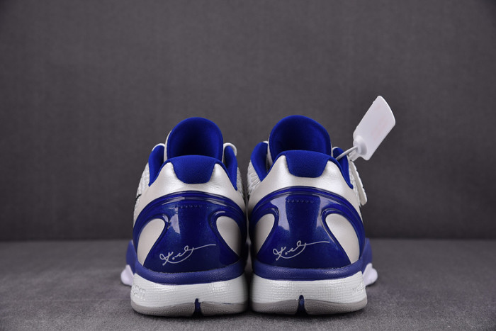 nike zoom kobe 6 white del sol - 436311-101