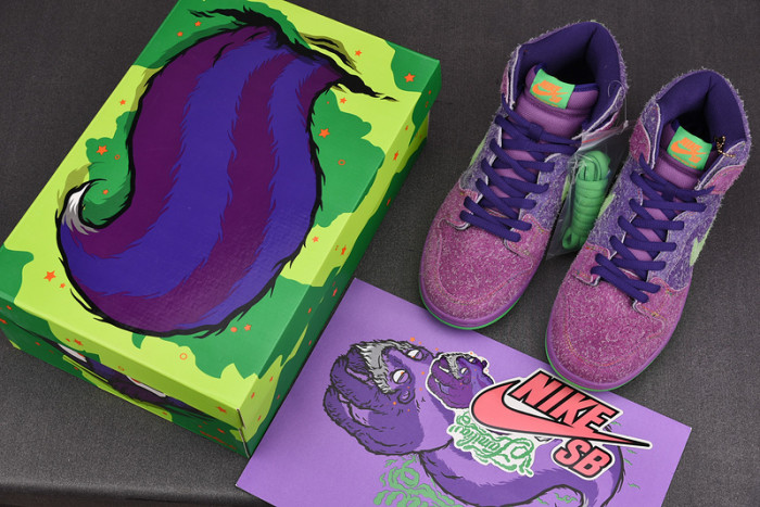 nike sb dunk high reverse skunk 420 cw9971-500