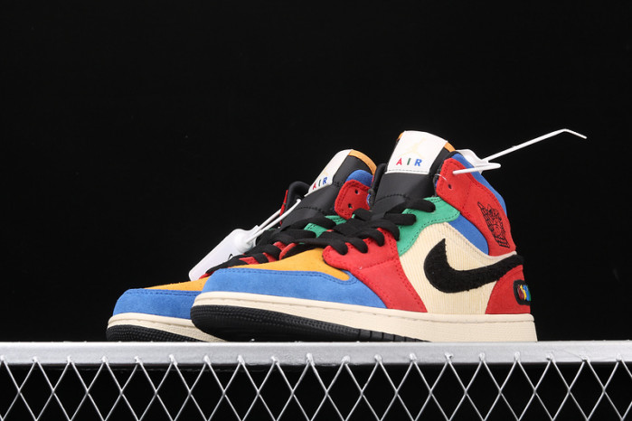 air jordan 1 mid se fearless blue the great cu2805-100