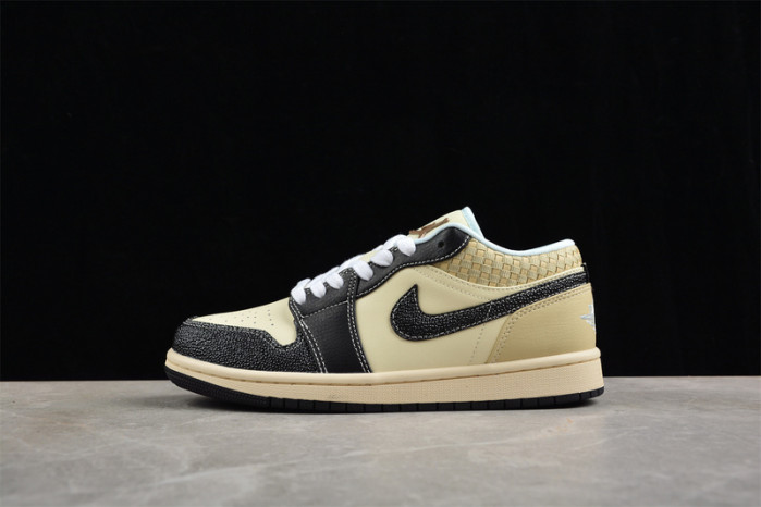 Air Jordan 1 Low SE ''Coconut Milk Black'' HQ3437-101