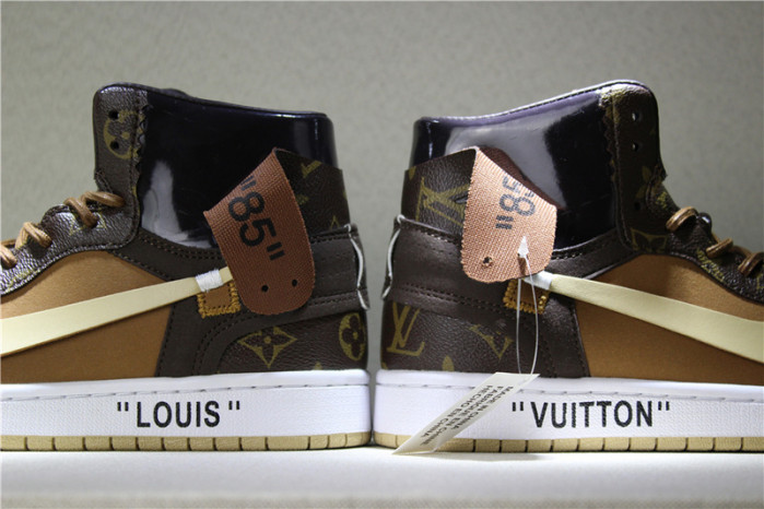 l**is V*t*n x ow x air jordan 1 customs mens aq0818-202