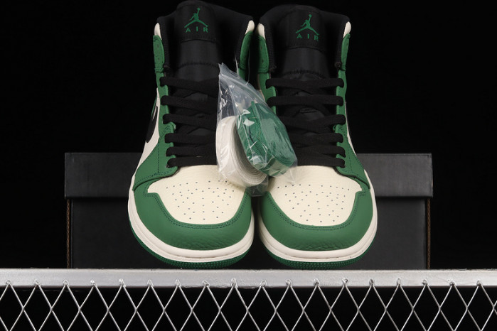 air jordan 1 mid pine green - 852542-301